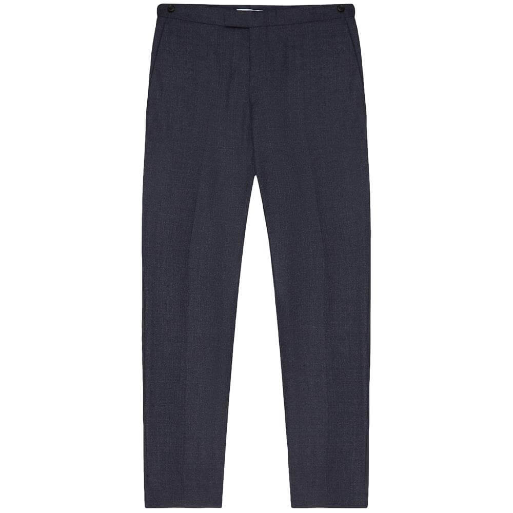 REISS DUNN Textured Slim Fit Trousers